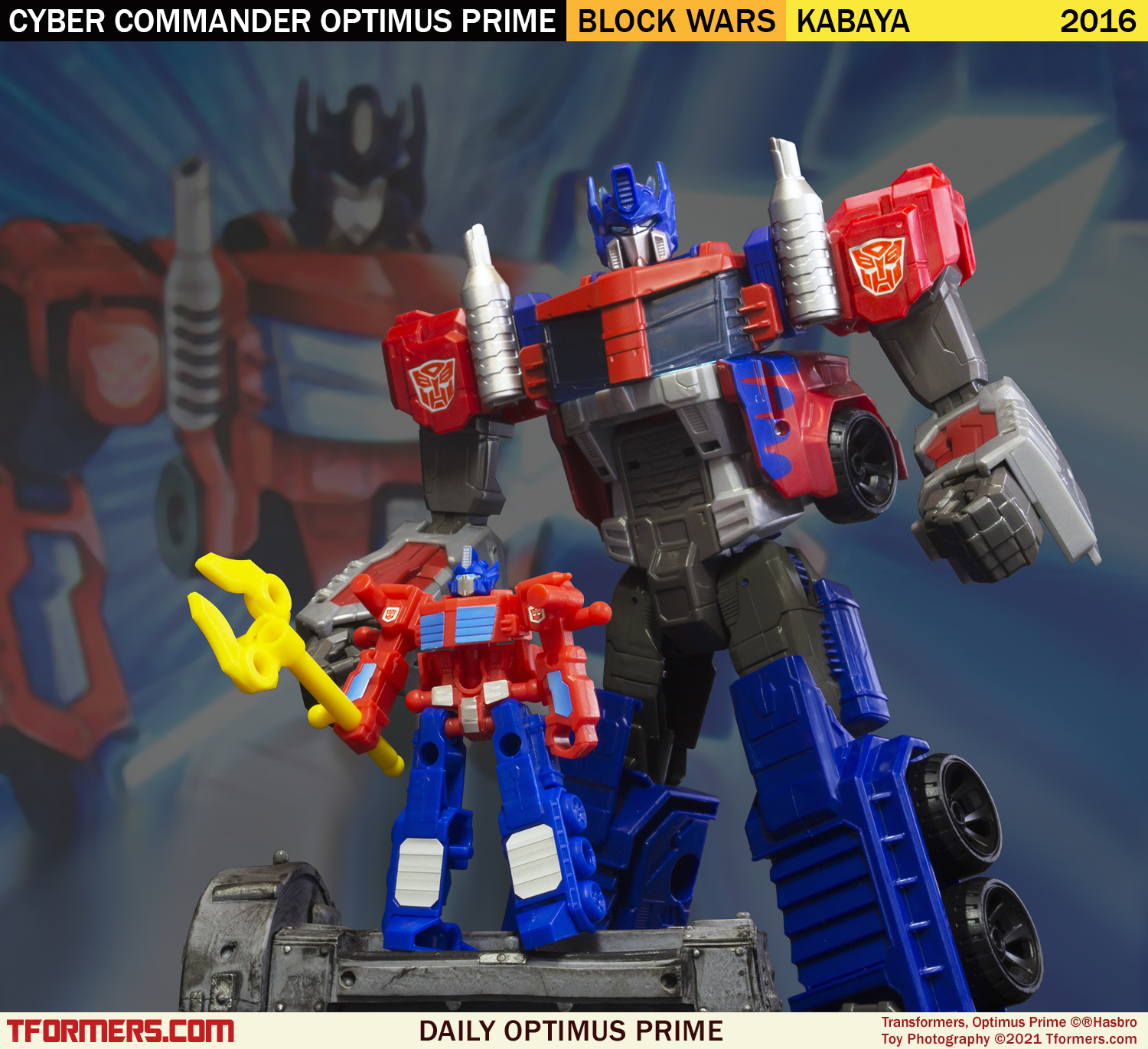 Daily Prime Block Wars Cyber Commander Optimus Prime